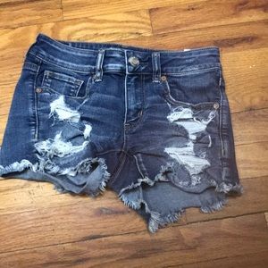 American Eagle ripped shorts